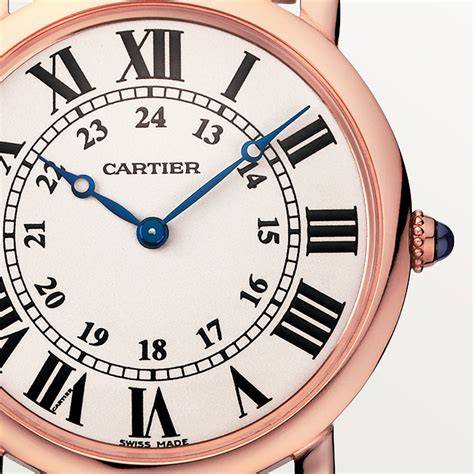 cartier half circle watch|round louis cartier watch.